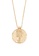 Maje gold Zodiac Medal Necklace - Scorpio FFE3DAC3E1021DGS_1