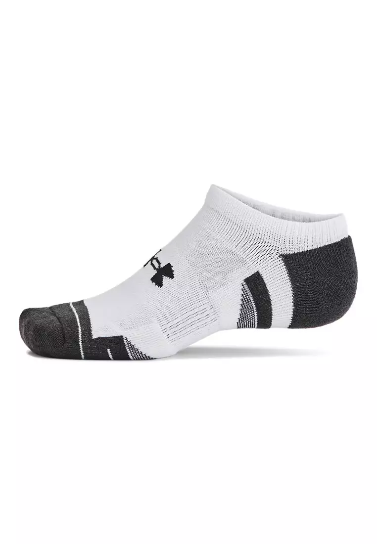 Under Armour Unisex UA Performance Tech 6-Pack No Show Socks