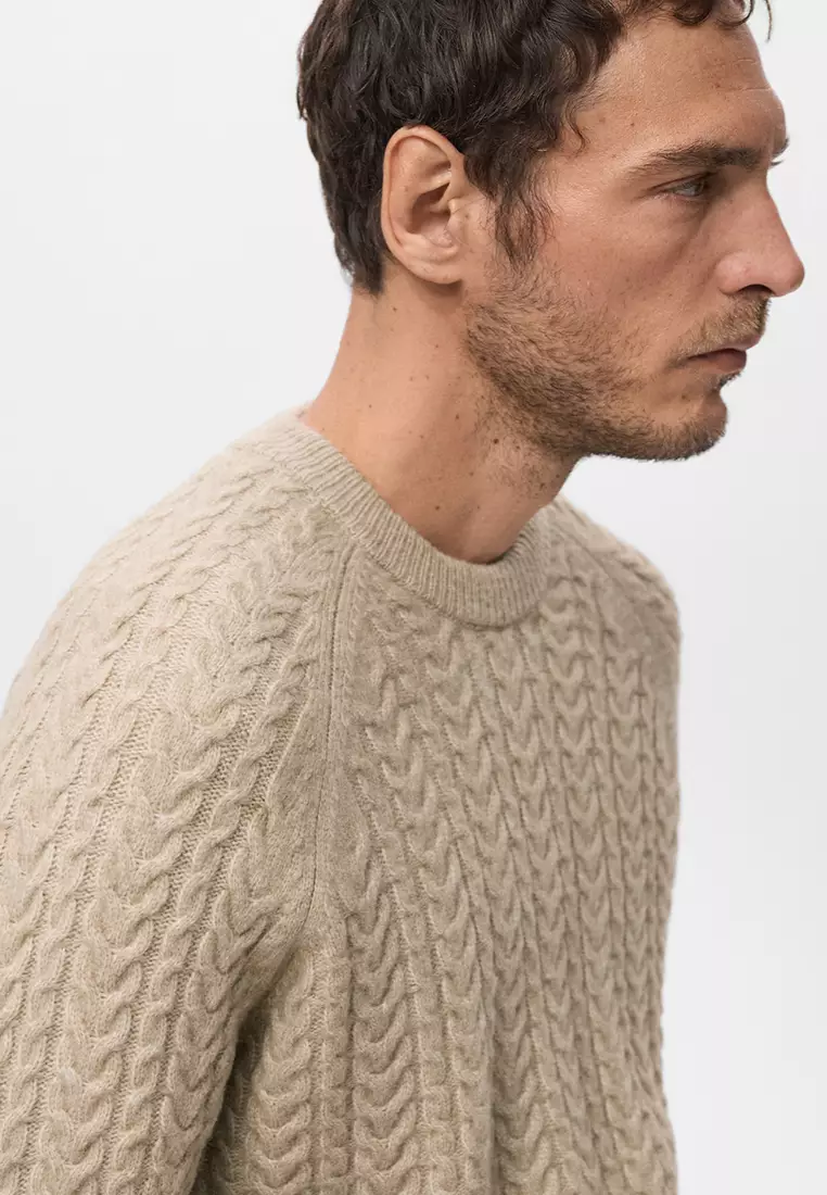 Braided Knitted Sweater