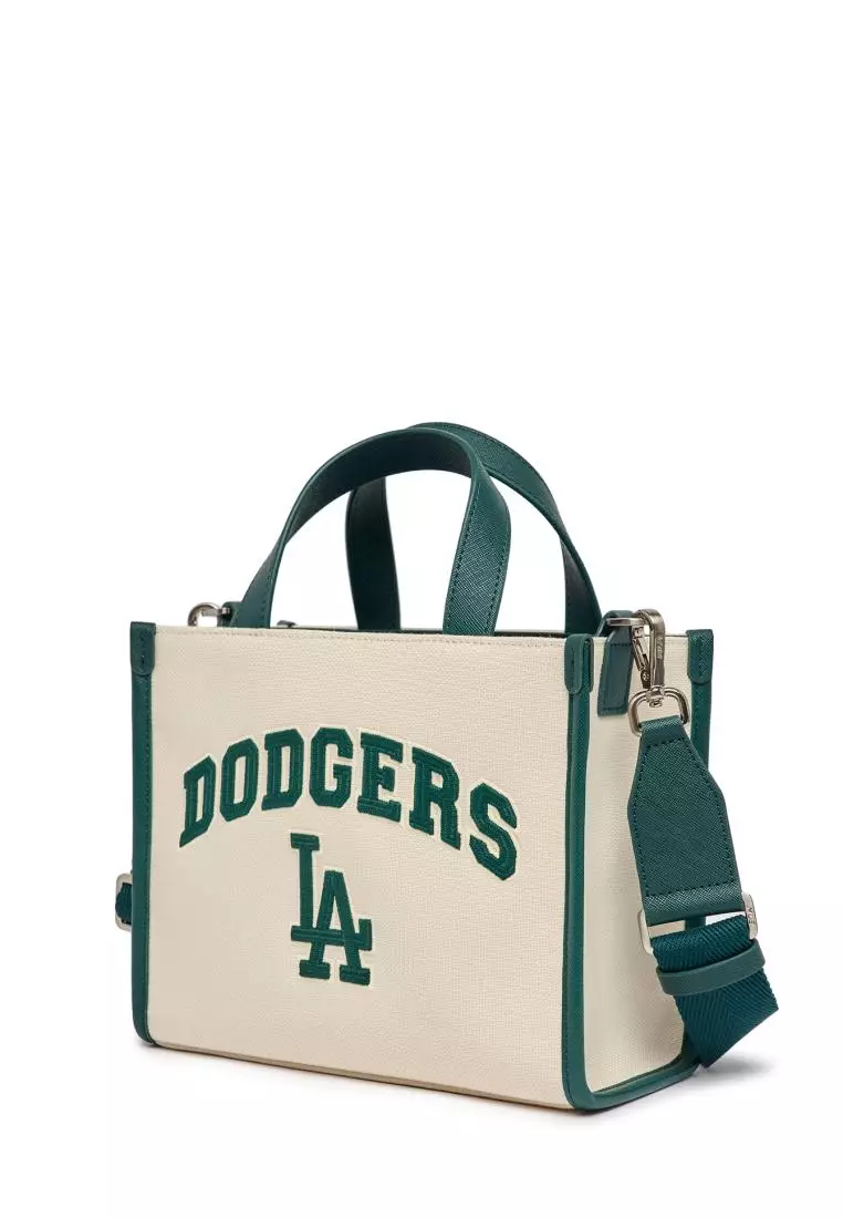 MLB BASIC LETTERING CANVAS S-TOTE BAG LOS ANGELES DODGERS