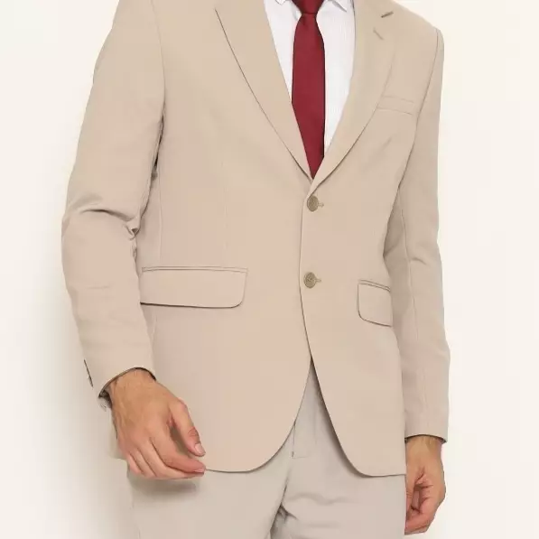 Lawell Jas Pria – PROM Series Warna Cream | Premium Stretch