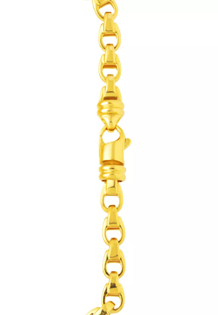 TOMEI Lusso Italia Linked Bracelet, Yellow Gold 916