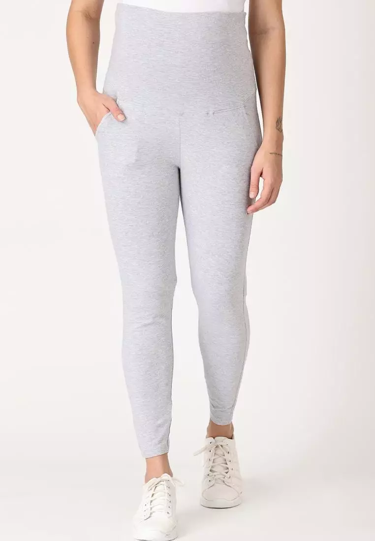 Comfy Maternity Leggings Grey