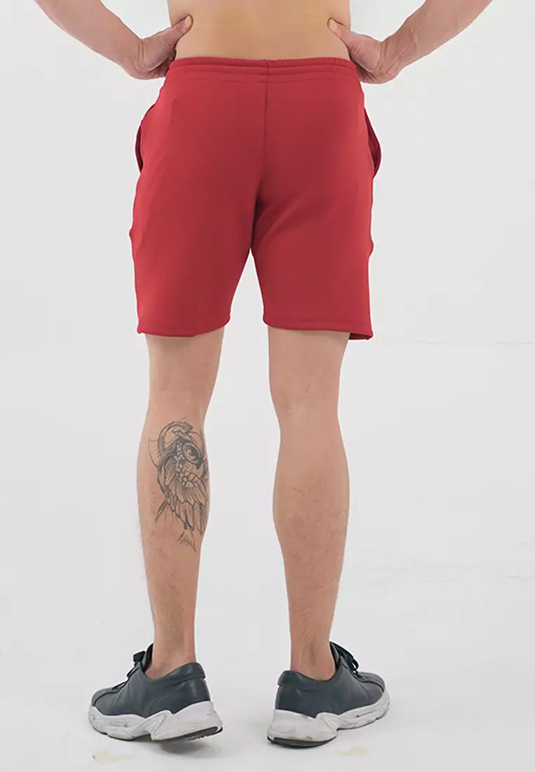 FLEXZONE Sports Short Pants Basic Marathon 2.0 Series Maroon