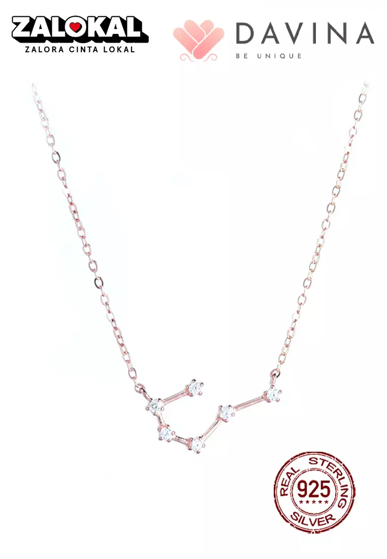 Jual DAVINA Jewelry Kalung Perak DAVINA Cancer Necklace 925
