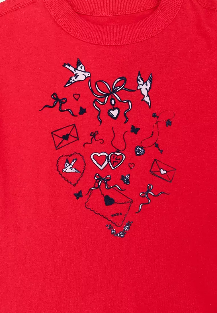Poppy Graphic Print Tee