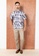 ORLANDO grey GMV Men Short Sleeves Printed Checks Shirt - GM42203b221 192C0AA9D79555GS_4