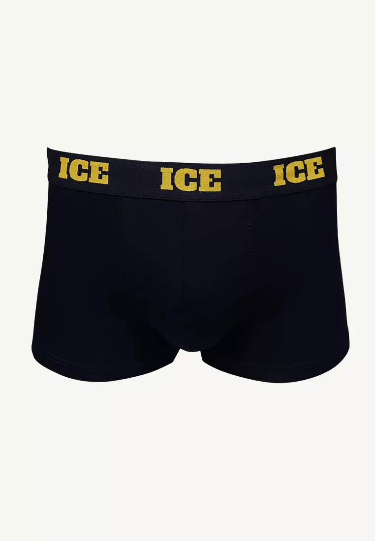 Viscose w/ Spandex Men's Boxer Briefs Leon - Black (Single Pack)