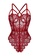 LYCKA red LDB4270-Lady One Piece Sexy Lace Bodysuit Pajamas Nightwear (Red) A8CF1US3776CFDGS_1