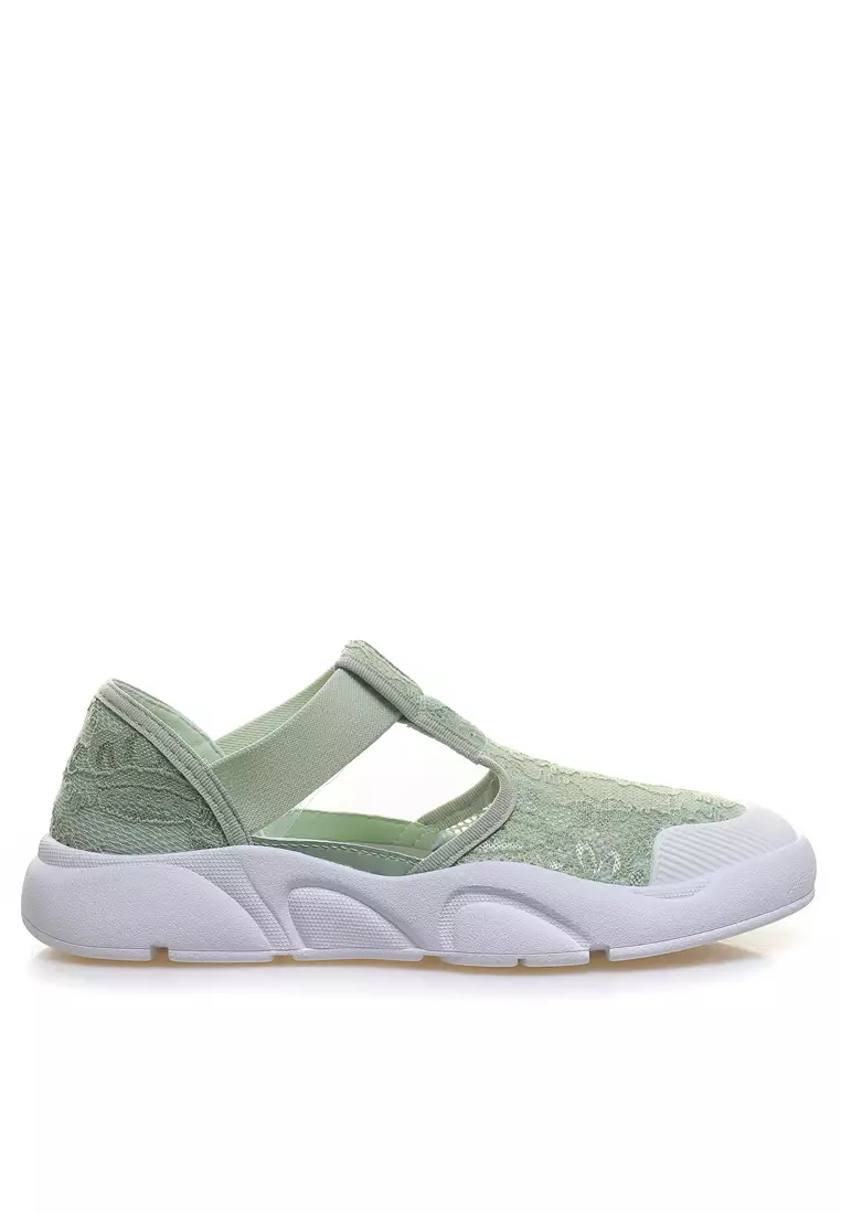 Discount on Twenty Eight Shoes  shoes - SKU: Lace Mesh Soft Flat Sandals YD5575