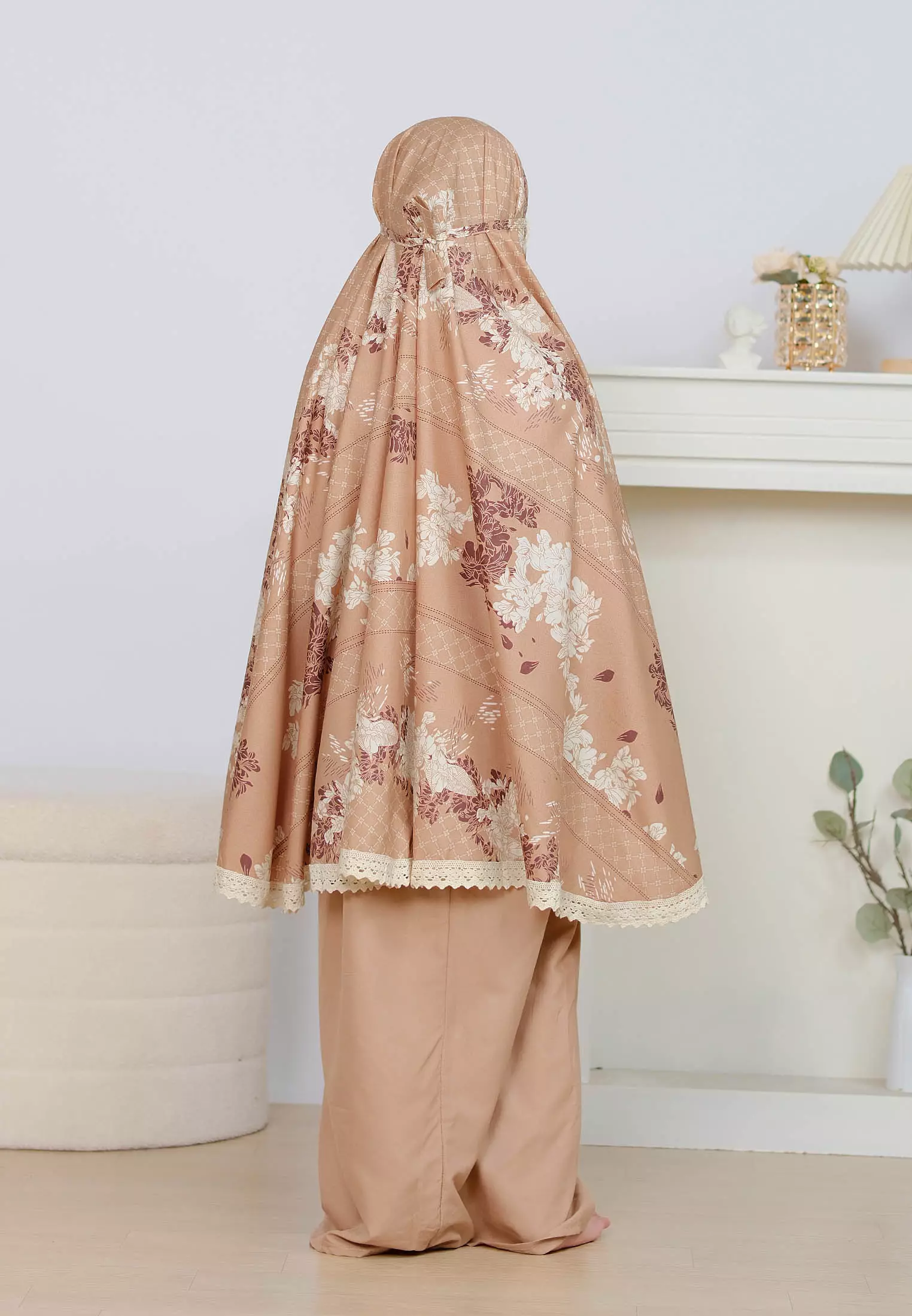 Cotton Bee - Mukena Motif Ananta Sarimbit Prayer Set 2in1 Anak