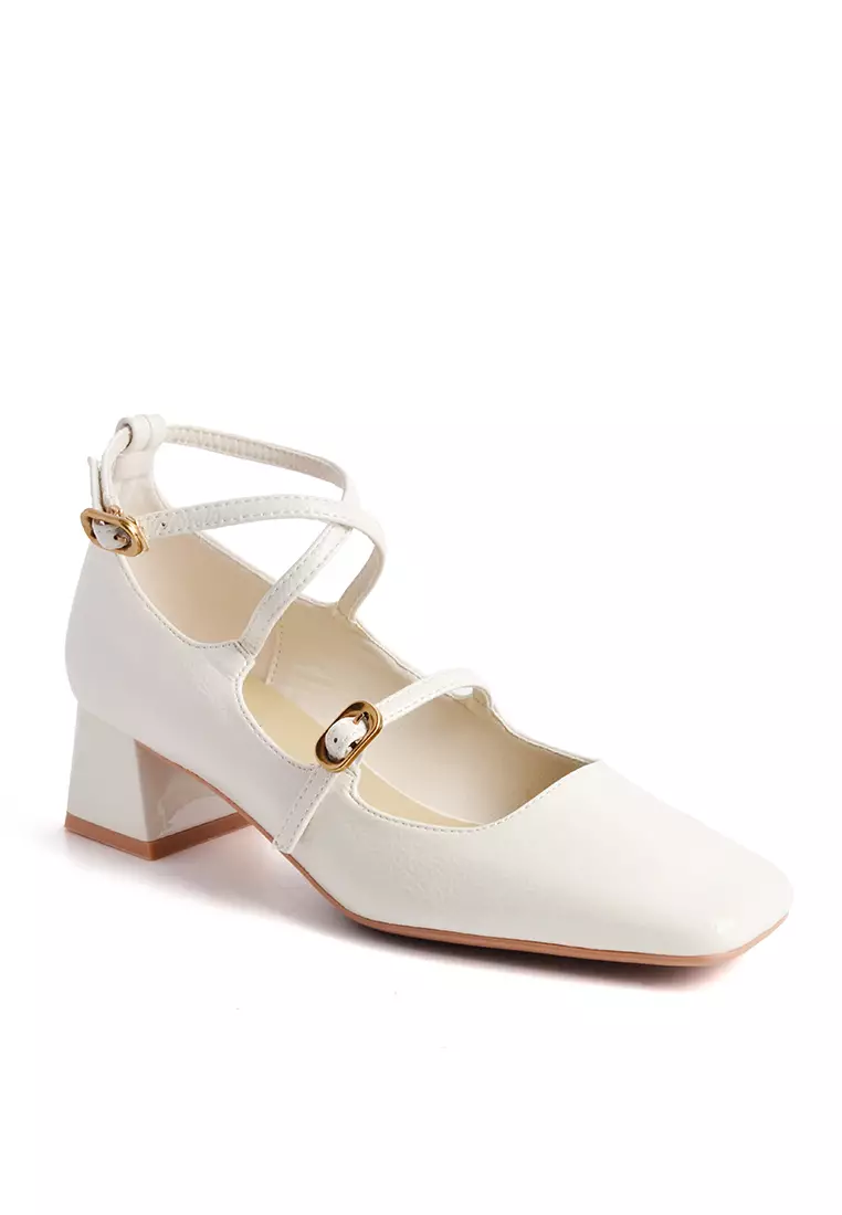 White mary jane deals shoes womens