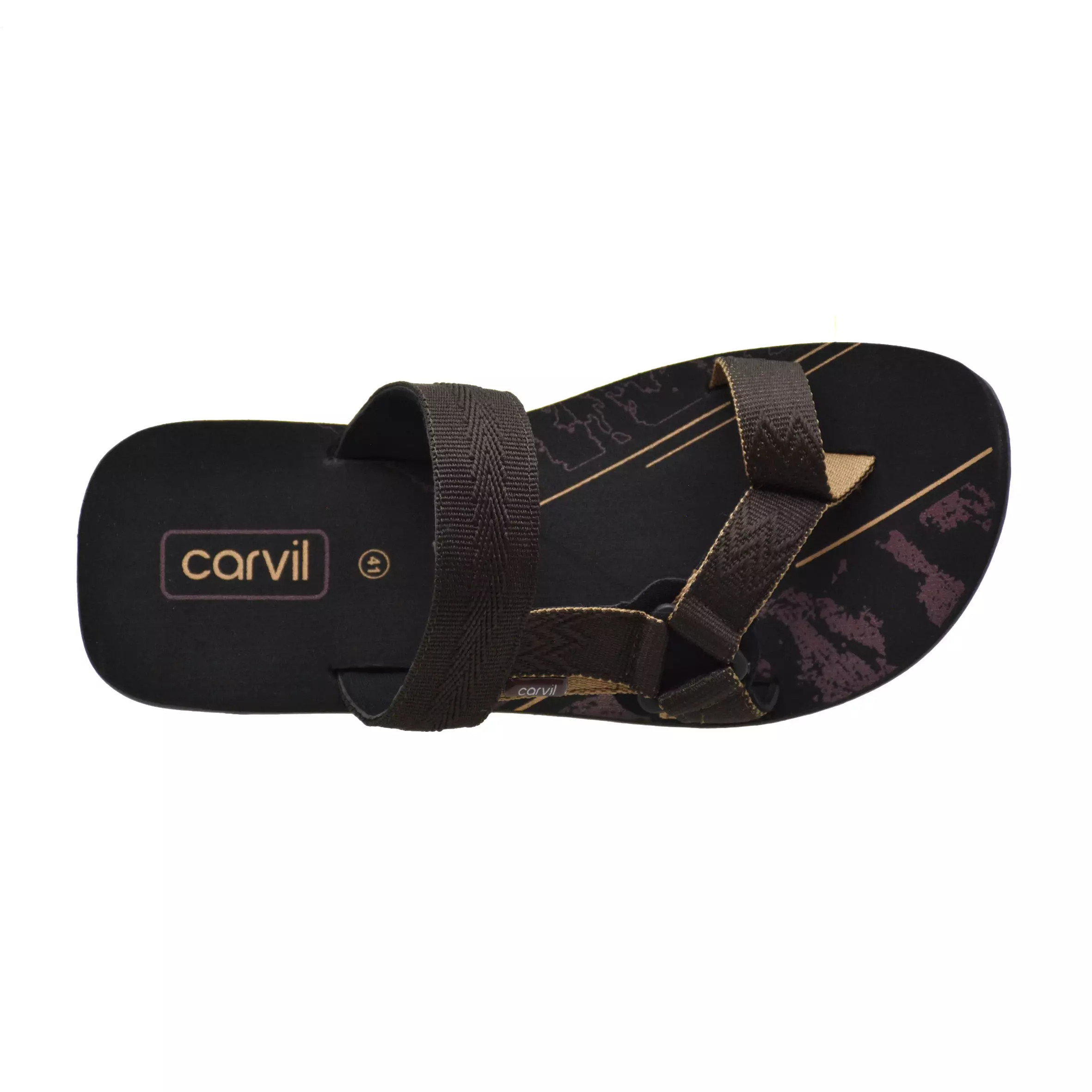 Carvil Sandal Pria Spextra-S23 M Brown/Beige