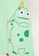 Clovia green Clovia Monster Emoji Print Short Nightdress in Mint Green - 100% Cotton FFA8EAA2D82F17GS_6