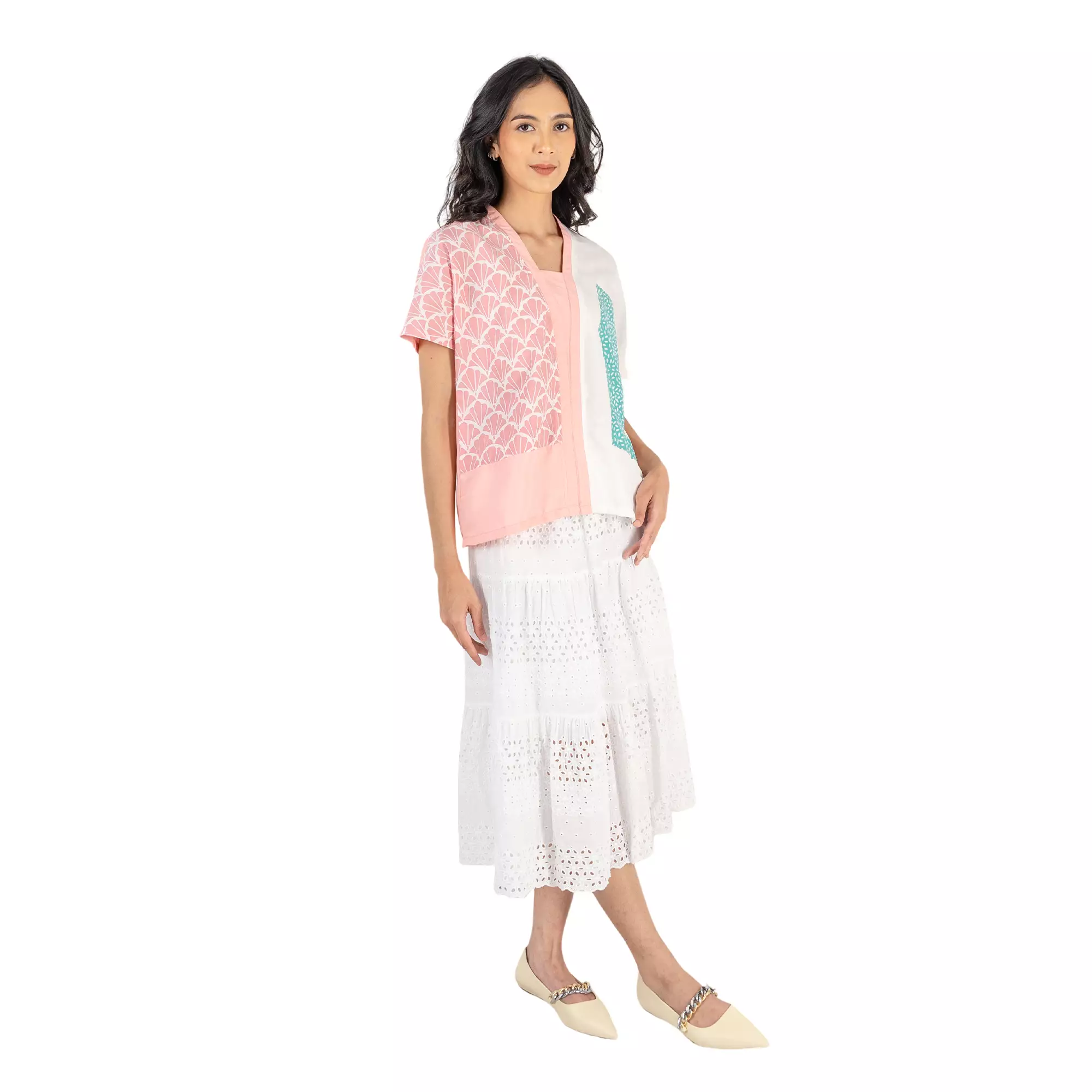 Blouse Batik Wanita - Bhatara Batik Ria - Atasan Batik Modern Lengan Pendek