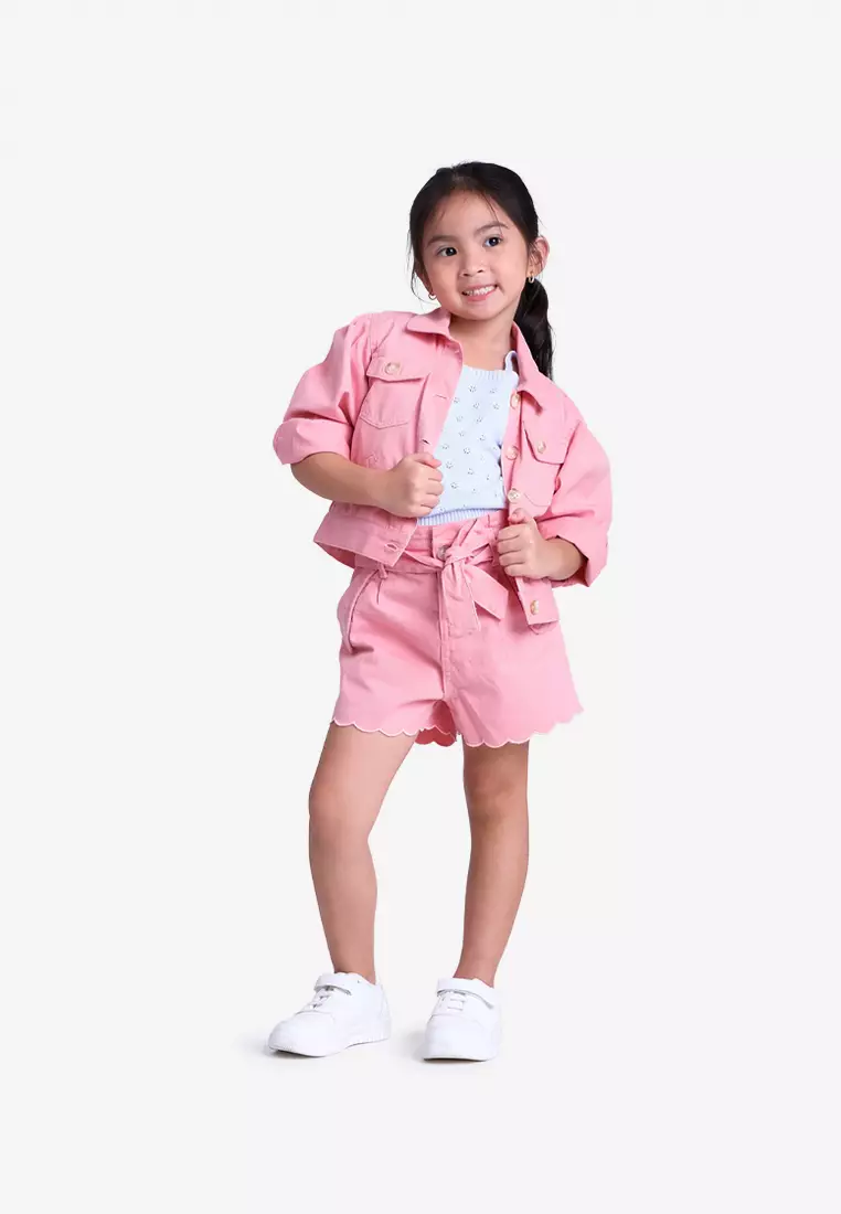 Girls twill clearance jacket