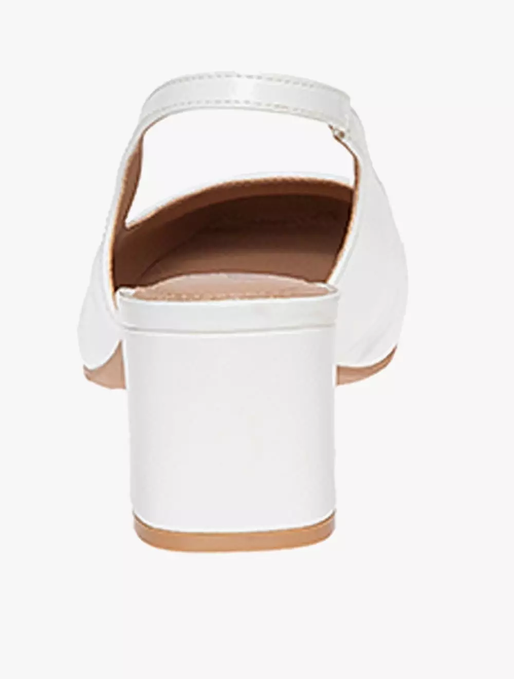 Payless Comfort Plus By Predictions Womens Bella Slingback Heels - White_04