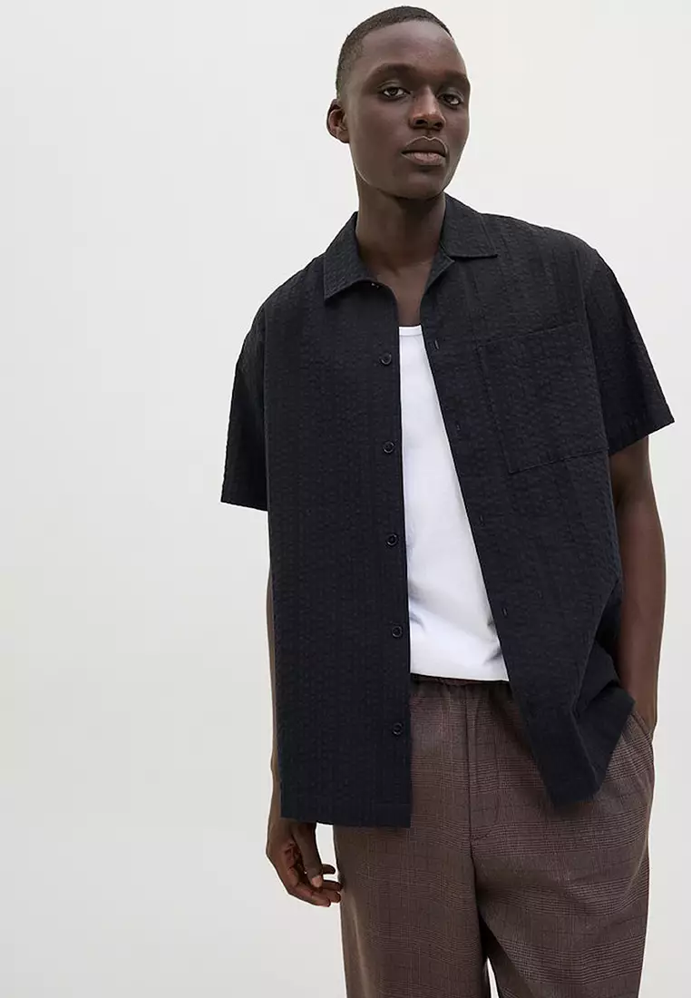 泡泡紗短袖恤衫