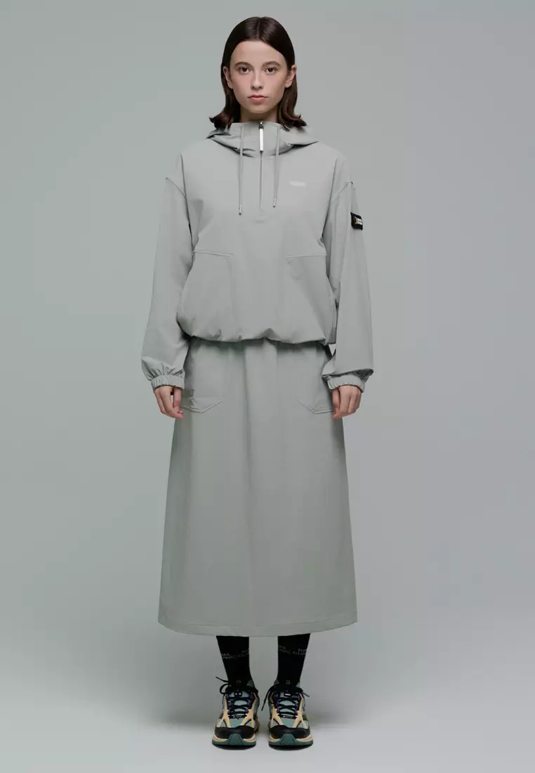 女裝ARCHELON梭織彈性連帽Anorak外套