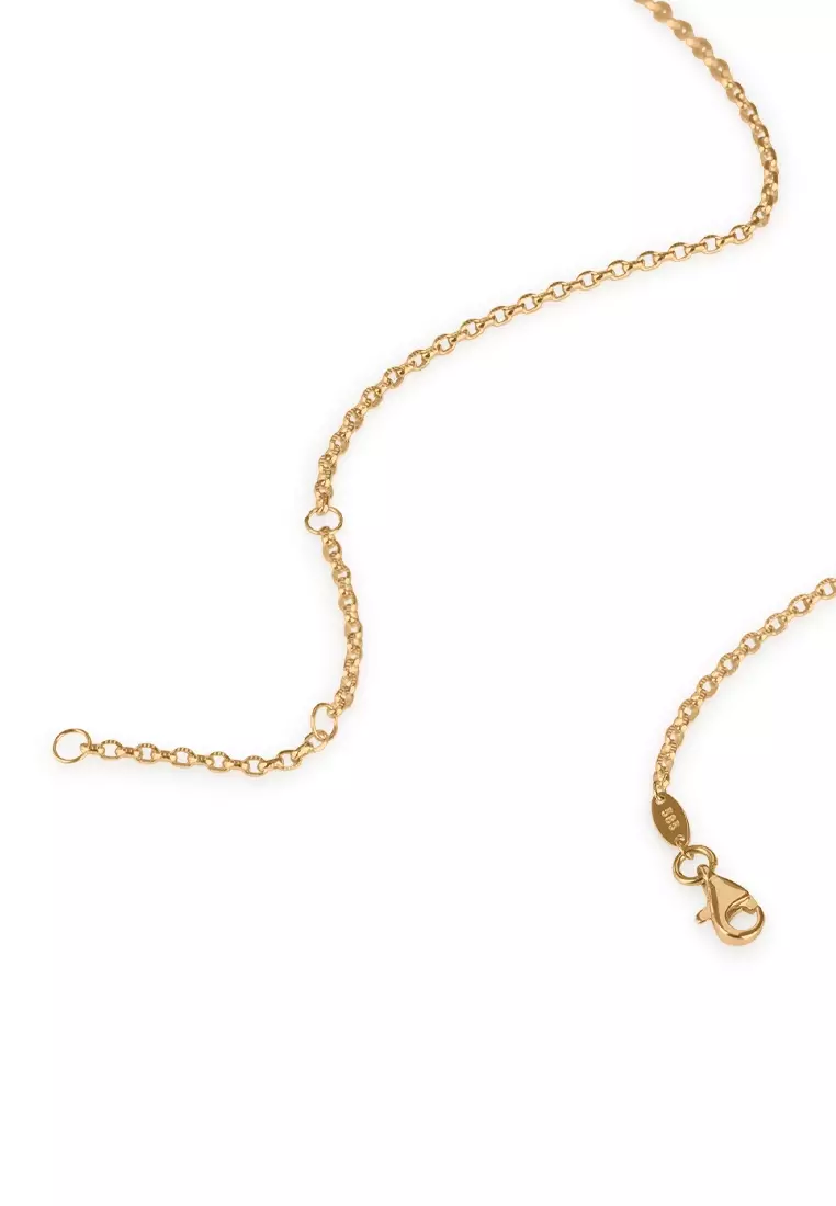 Rolo Chain Necklace  14k Gold -18 inches