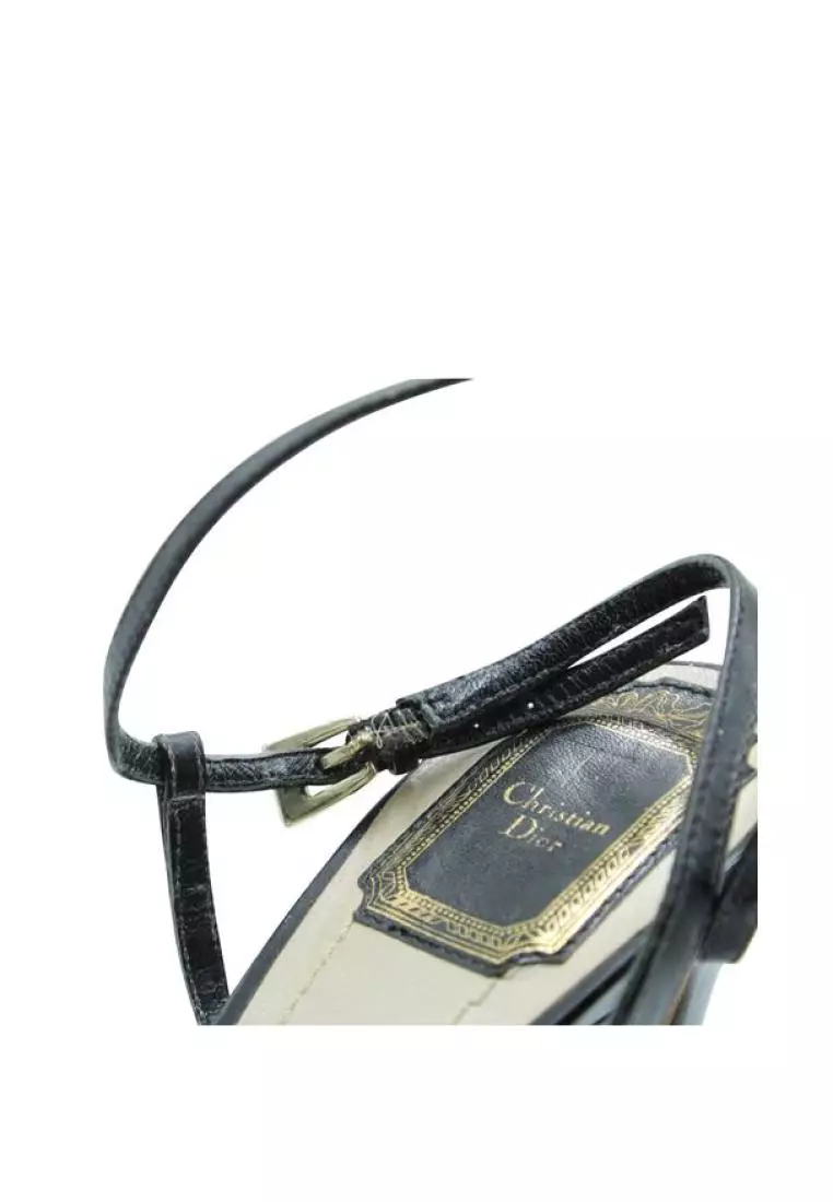 Christian dior black sale sandals