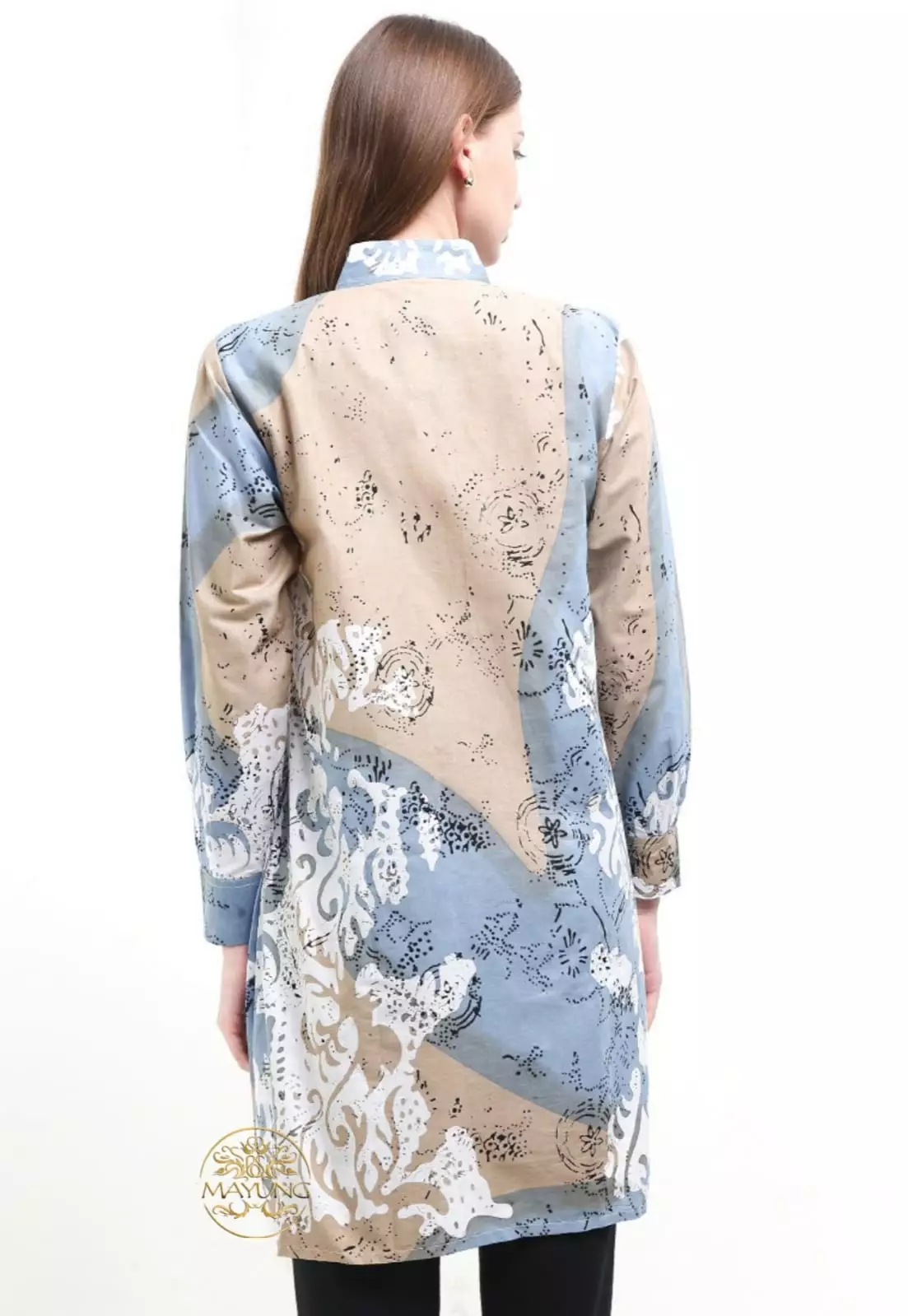 Tunik Batik  Indrayaksa Biru Premium ALN