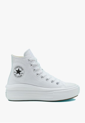 Converse Converse Chuck Taylor All Star Move Platform Women's Sneakers -  White/Natural Ivory/Black | ZALORA Philippines