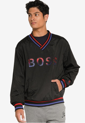 BOSS black BOSS x NBA V-Neck Relaxed Fit Sweatshirt - BOSS Men 2D99CAA361789BGS_1