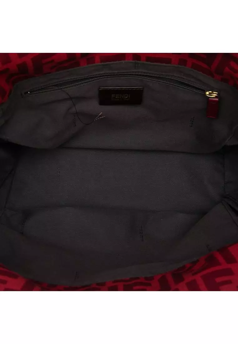 Pre-Loved Fendi Zucca Canvas Chef Tote