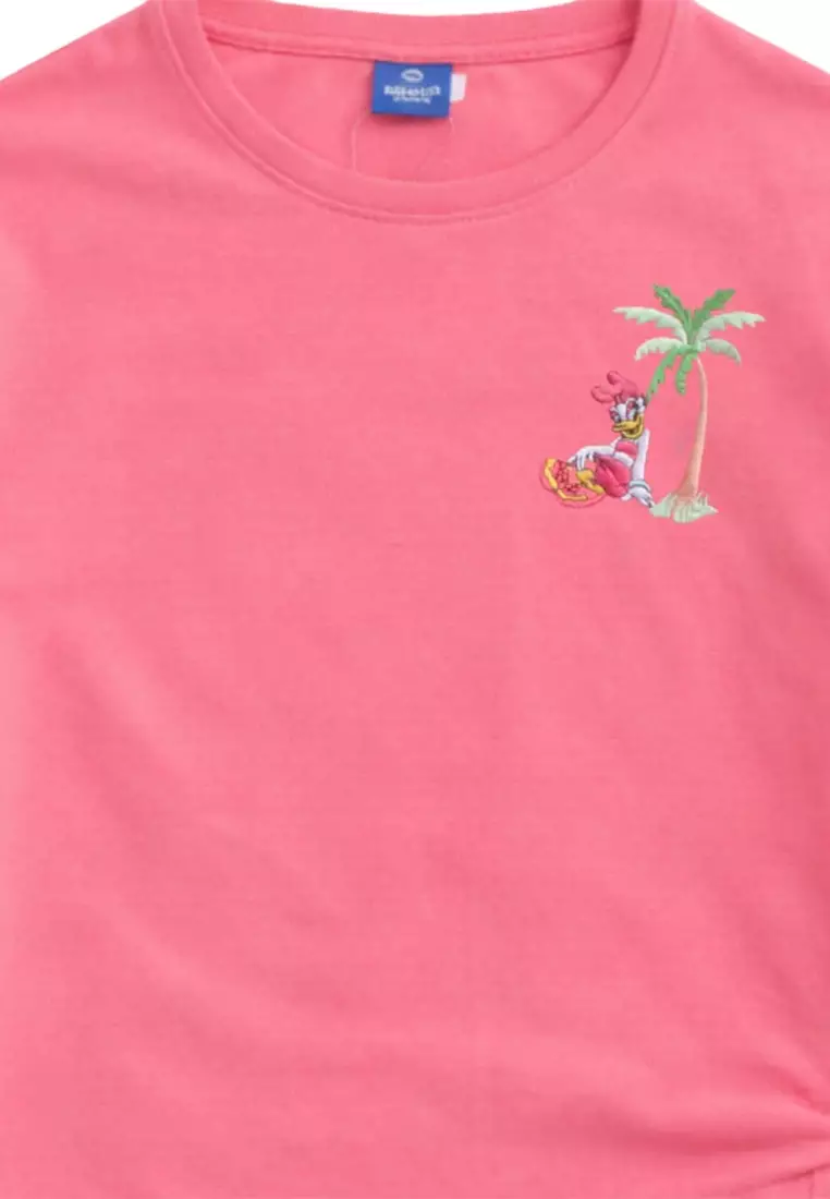 Kaos Lengan Panjang Anak Perempuan/ Long Sleeves T-Shirt Slub Girl With/ Daisy Duck