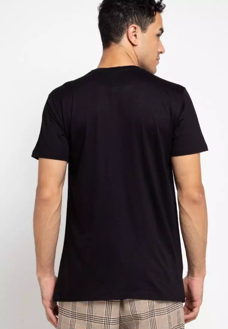 MTF11 thrdy ever midchest kaos distro pria Hitam