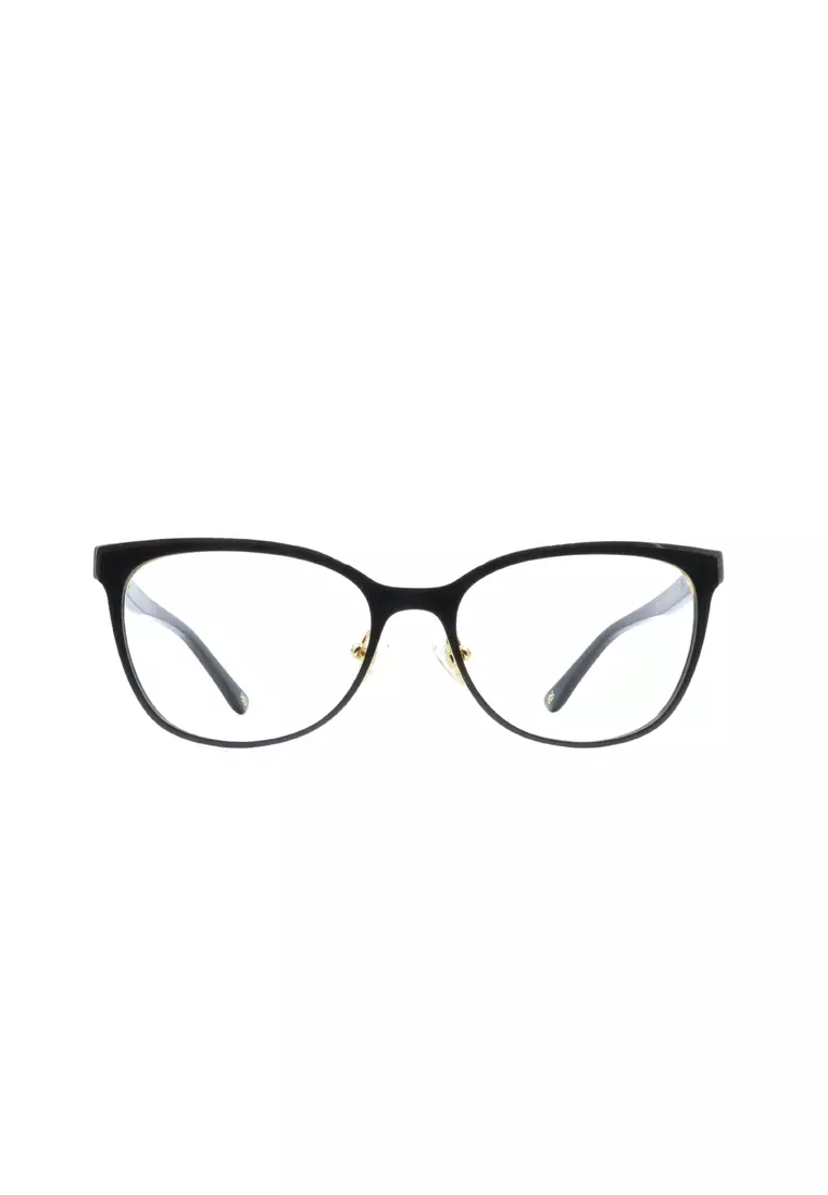 SS937 (C2-Matte Black & Shiny Gold) Anti-Radiation Computer Eyeglasses for Women
