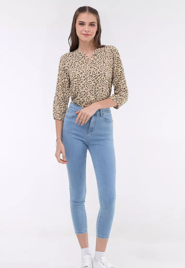 Denim High Waist Ladies Jeans