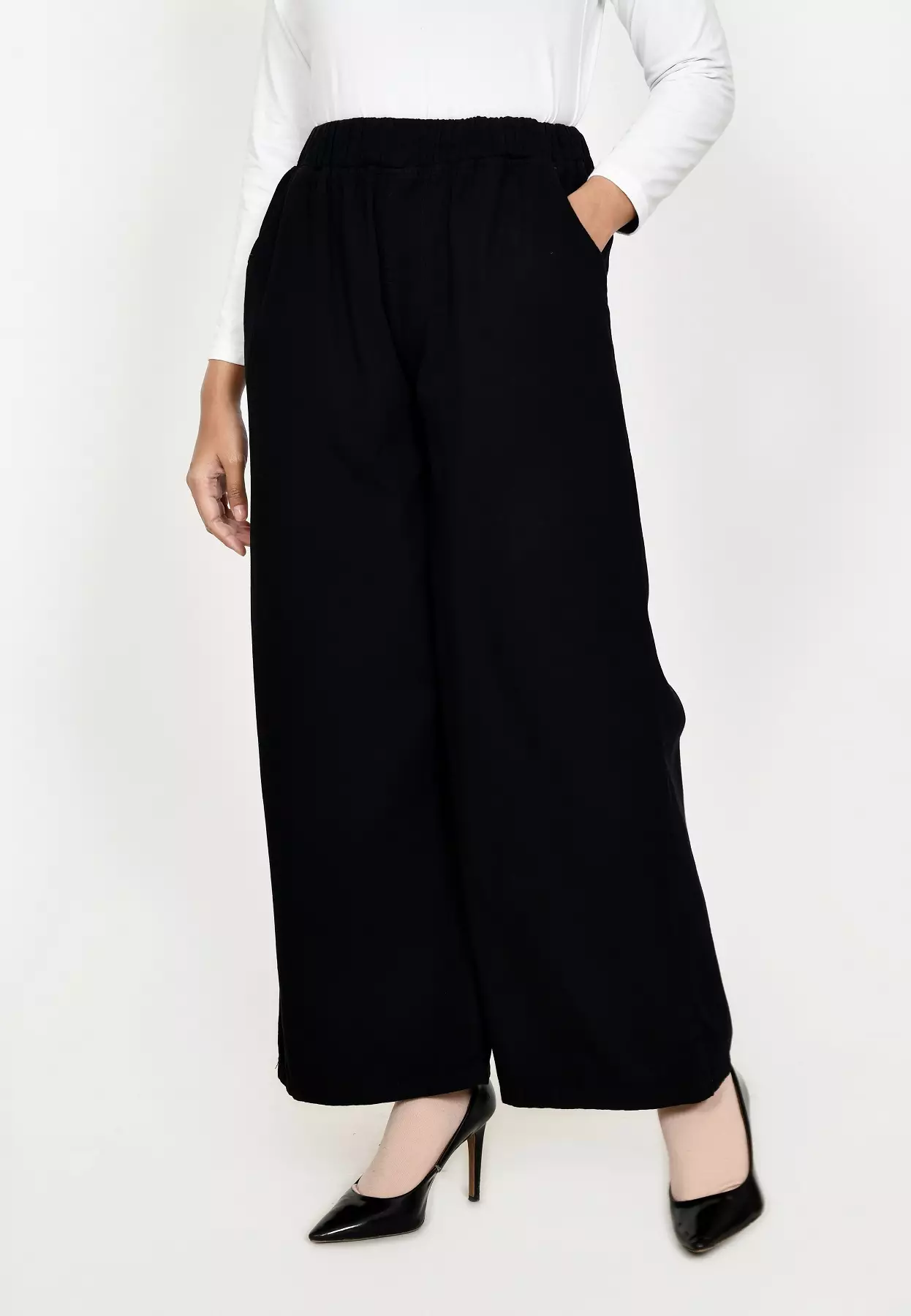 Pallazo Kelly [Panjang 102 cm - Hitam]