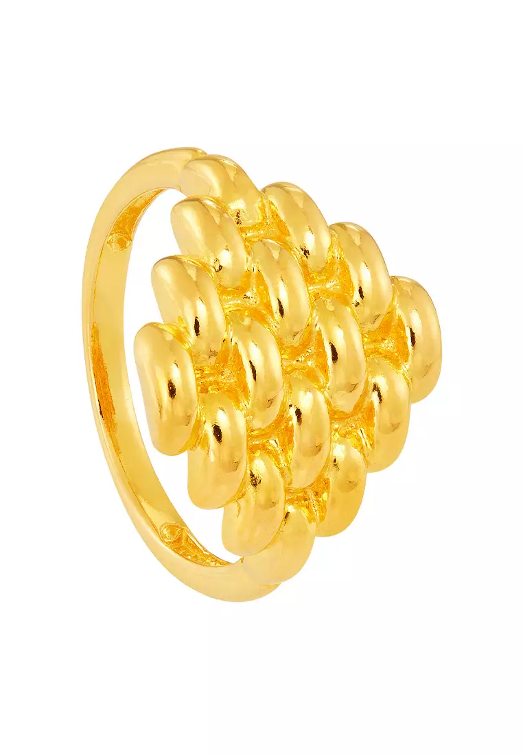 Gold ring hotsell round shape