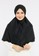 My Daily Hijab black Bergo Mirae Lasercut Black 27E96AA3409E4EGS_1