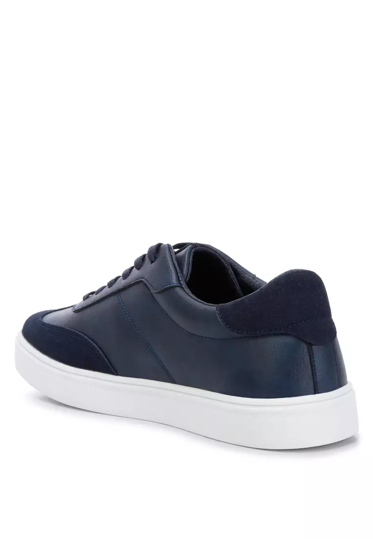 Sepatu Sneakers Pria Sol Kontras Warna Navy