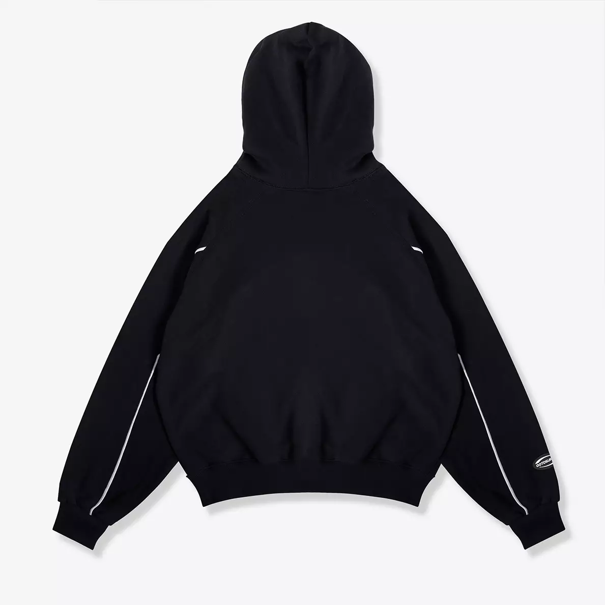 OOTDSUPPLY Hoodie Boxyfit List Reboot Black | Hoodie Boxy fit | HDBXV2001