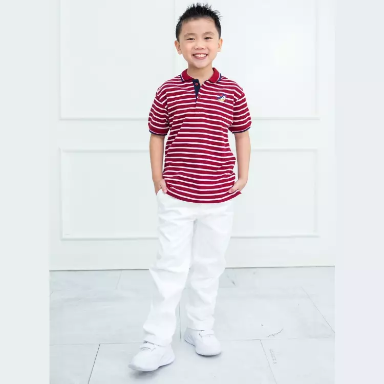 Celana Panjang Anak Laki Putih/ Long Pants Boy White/that's Donald Spirit
