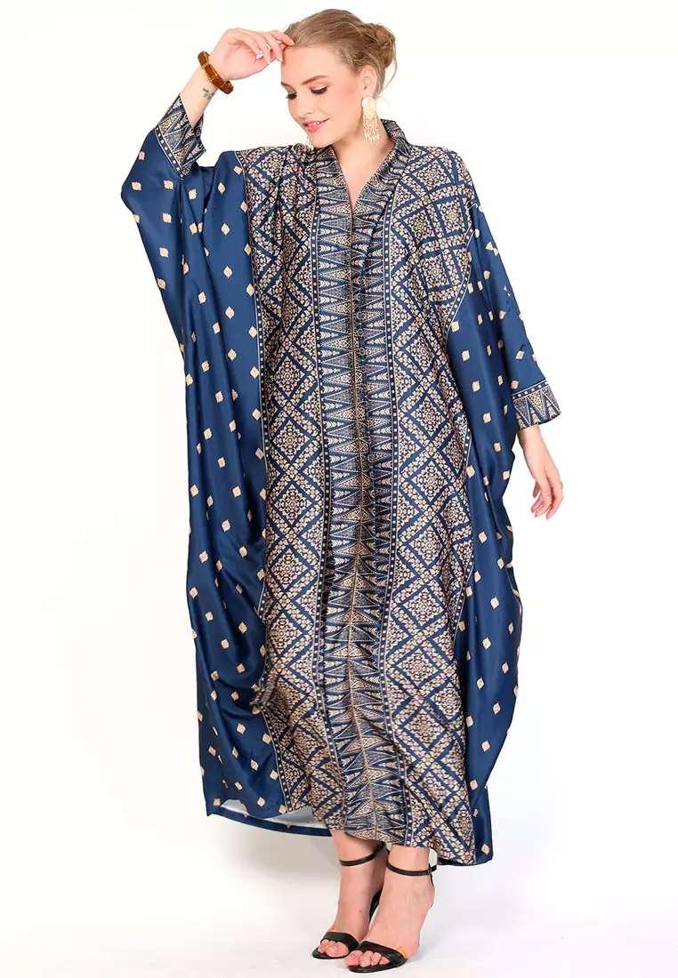 Kanzi Olive Tapis Tunik Set with Pants