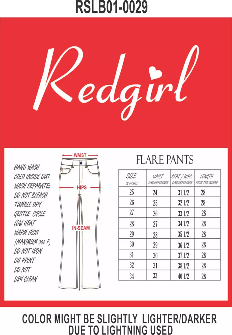 Denim Long Pants Flare Ladies