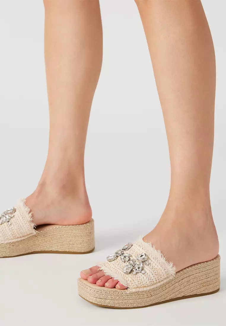 Steve madden natural raffia new arrivals