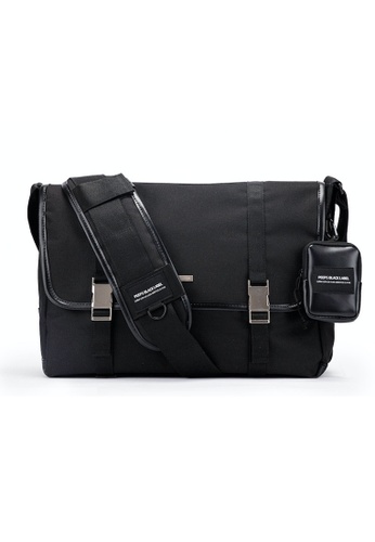 Peeps black Vision Messenger Bag / Crossbody bag (Black) 1186CAC21FCED3GS_1