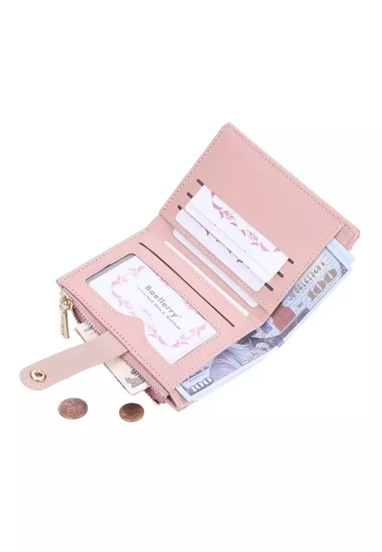 BAELLERRY N2363 Dompet Wanita Kecil Bahan Kulit PU Leather Premium BAEOS