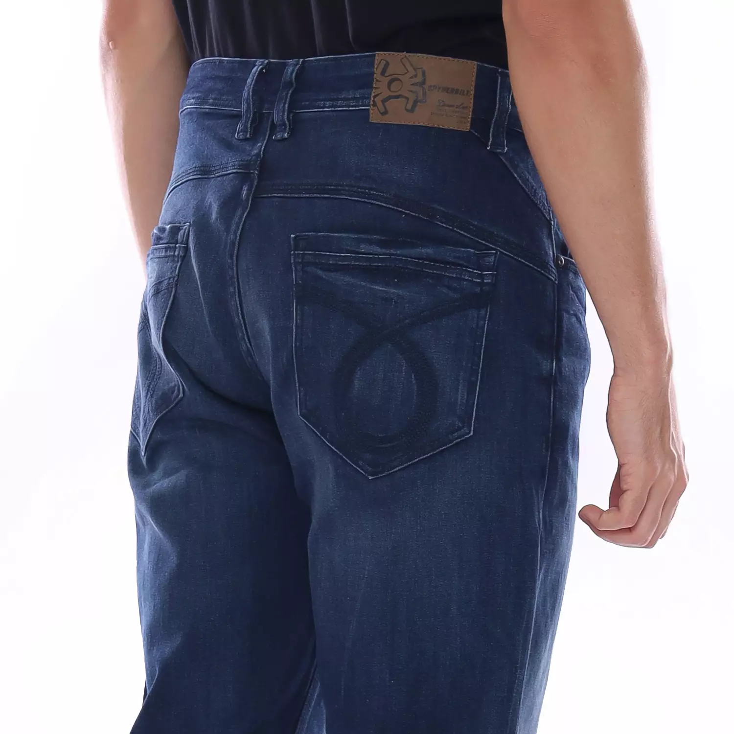 Spyderbilt Celana Panjang Denim Pria Cripto Planet Surf