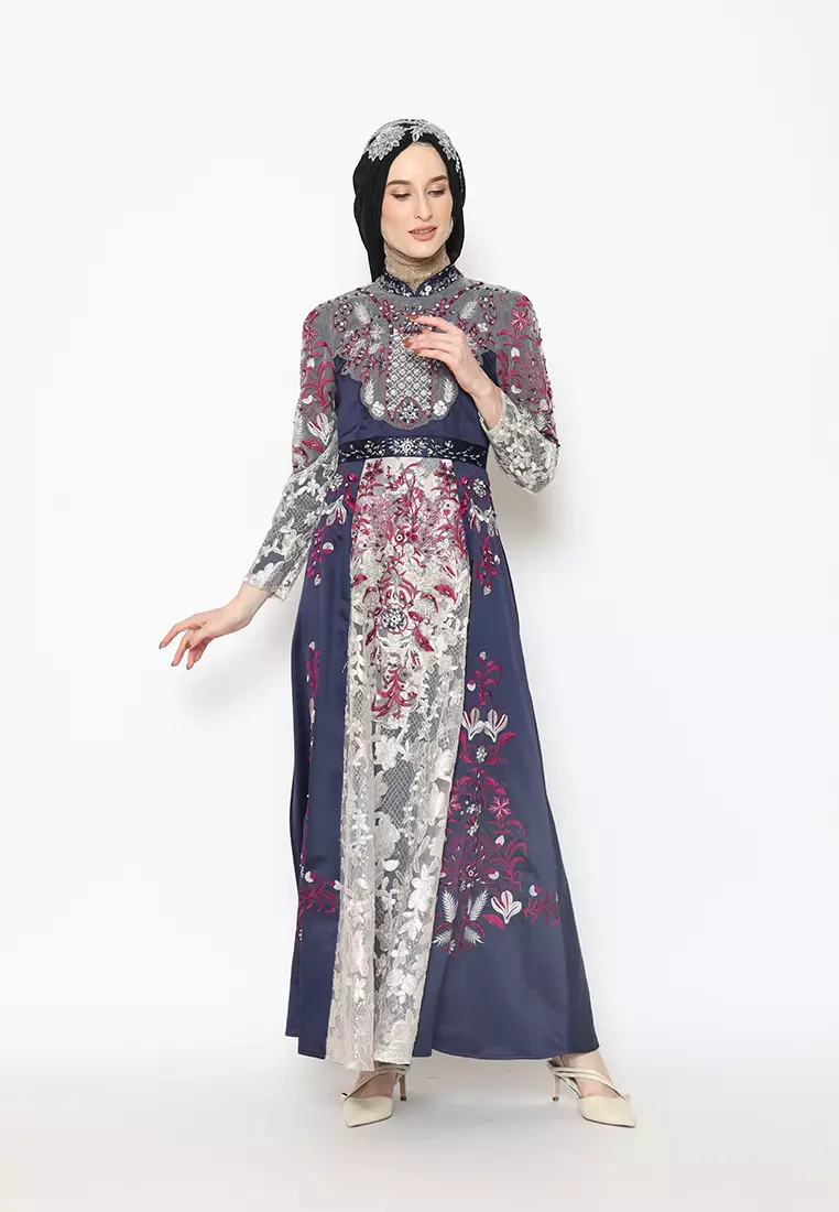 Bibiq Gamis Satin Organza