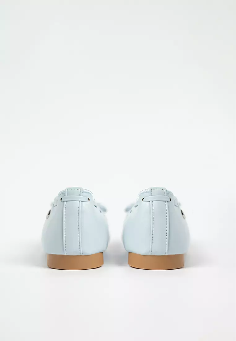 Hannah Scallop Ribbon Flats