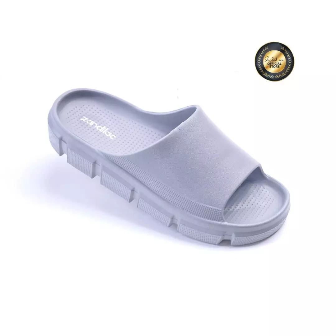 ZANDILAC - SANDAL LAKI DEWASA CH122306LD selop full karet - ABU MUDA