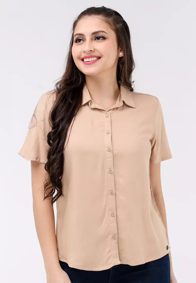 Boldtwill Rayon Short Sleeves Blouse