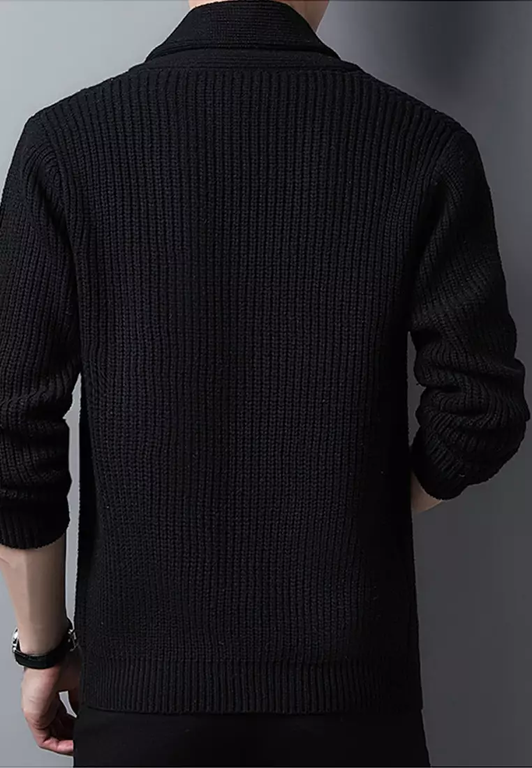 Jacquard Knitted Cardigan HT2531